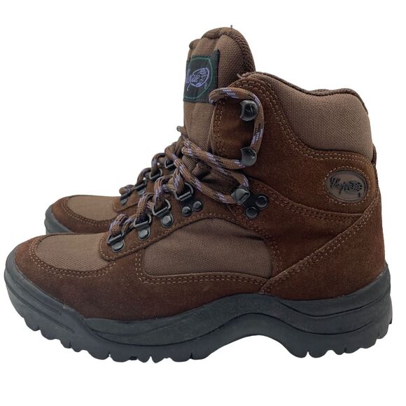 Vasque Hiking Boots Dark Brown Waterproof Vintage Mid Suede Leather Men Size 7.5 main image 7